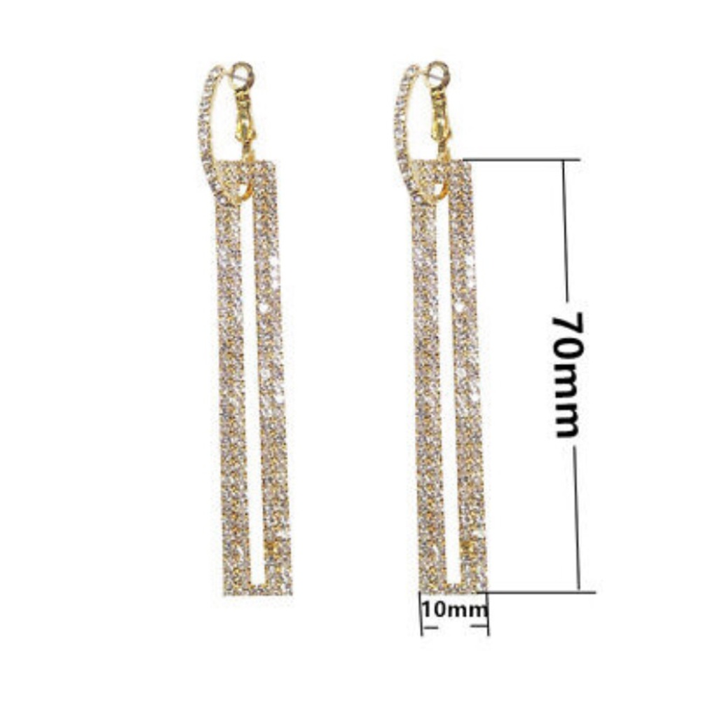 NWT Gorgeous 18k gold plated Earrings - Picture 2 of 4